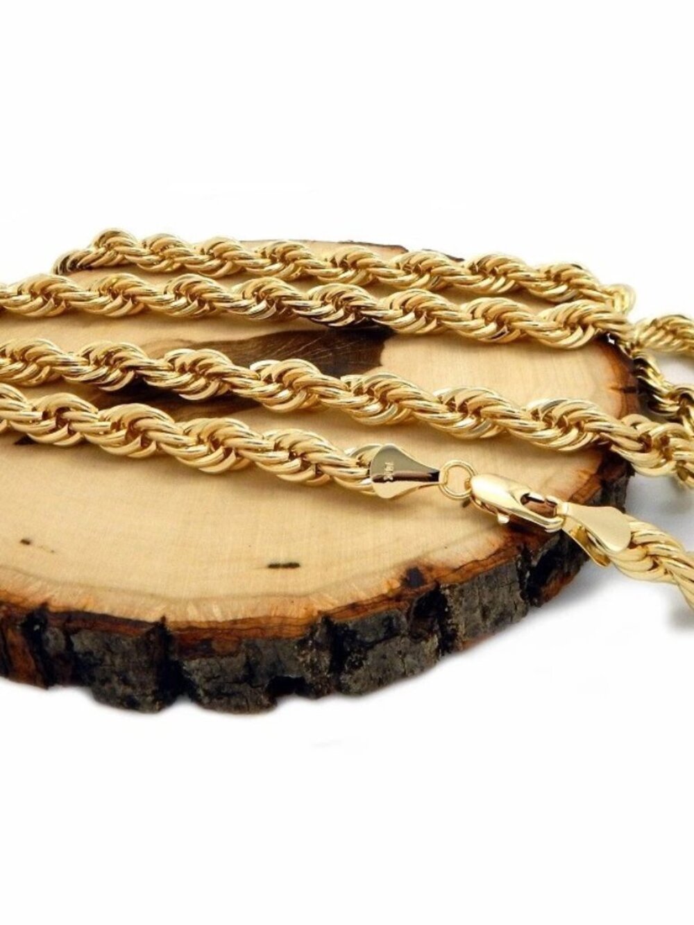 14K Plated Rope Chain – 20” 8mm